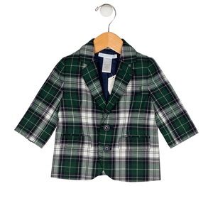 Boys Hunter Green Blazer Janie & Jack